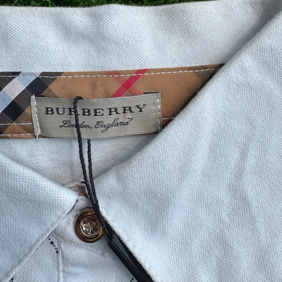 NWT Thomas Burberry Monogram Polo Shirt - Picture 5 of 12